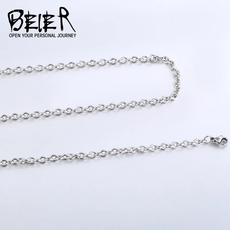 Wholesale Man\'s Fashion Jewelry Price Stainless Steel O Style Chain Choker Necklace BN1027