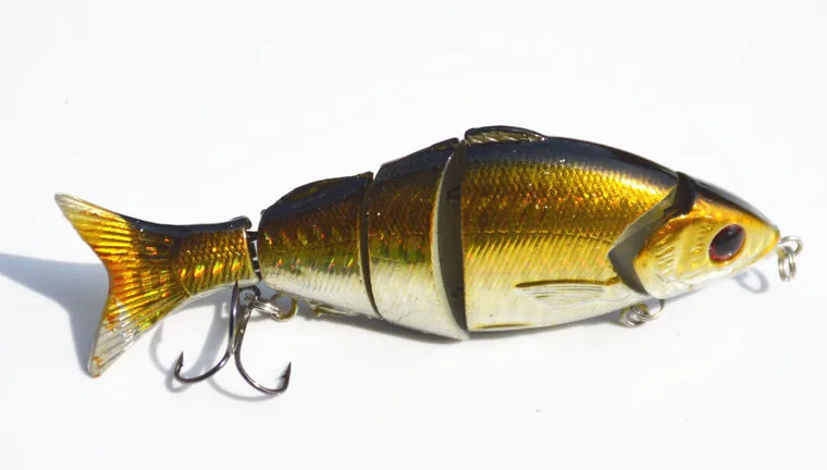 Swimbait Fishing Lure Minnow 5 Segment Sea Float Bait 12cm 21g Hard Joint Bait  Lures 1 Piece Sale