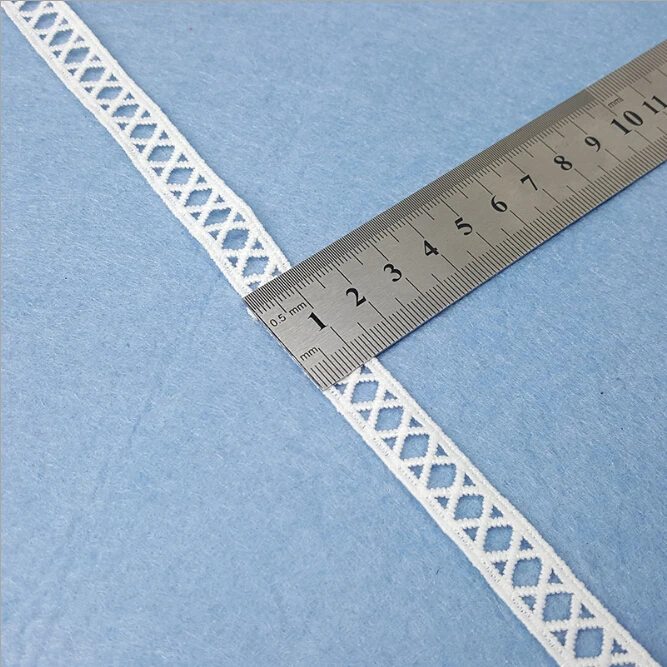 20Yards Lace Trim Narrow Laces Crochet Trimming Cotton Fabric Lace Trims Gift Wrapping image 3