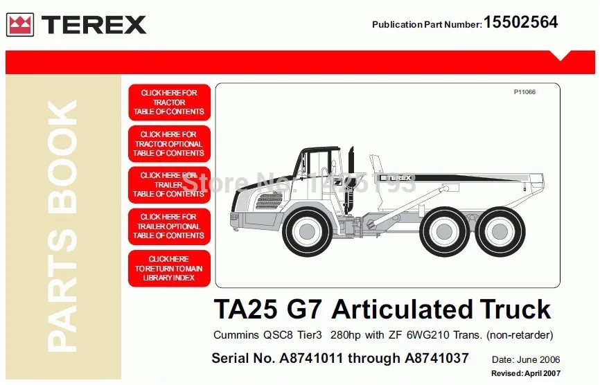 

Terex Dumpers Trucks