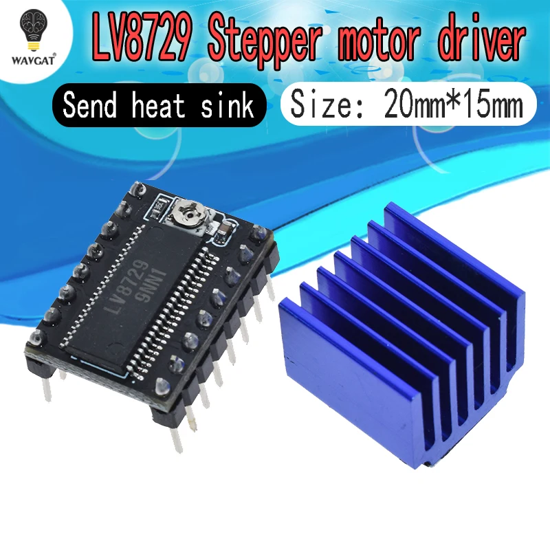 LV8729 Stepper Motor Driver 4-layer Substrate Ultra Quiet Driver LV8729 Driver Support 6V-36V Full Microstep Driver Controll