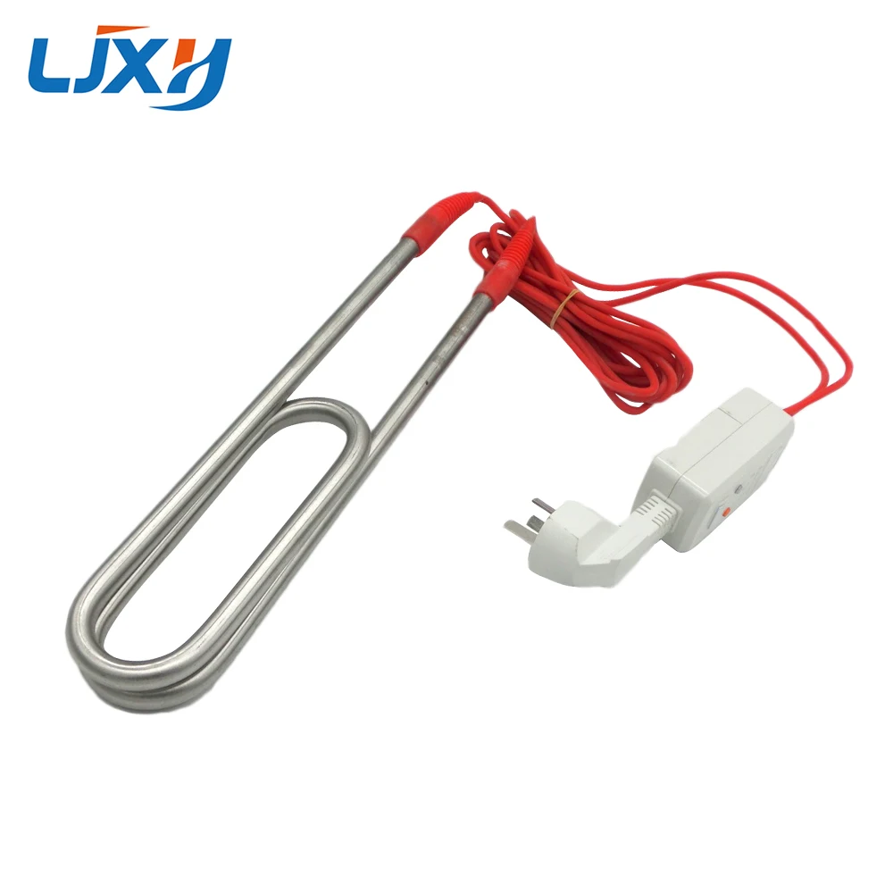 LJXH Swimming Pool Heater Heating Element, Fully Sealed Submersible Stainless Steel Electrical  Heater Tube 1500W-3000W