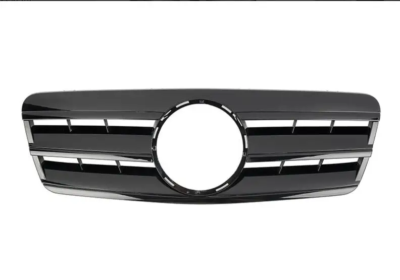 For Mercedes Benz CLK-Class W208 Grill ABS Plastic Front Bumper Racing Grille 1996 1997 1998 1999 2000 2001 2002 2003