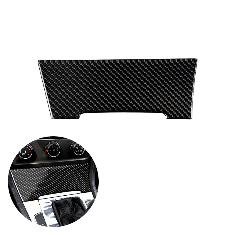 

For VW Golf 7 MK7 VII 2013 2014 2015 2016 2017 Carbon Fiber Car Center Console Cigarette Lighter Panel Cover Trim