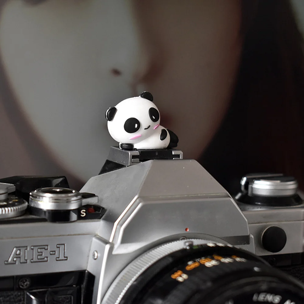 Gosear 3D Cute Cartoon Panda Shape Hot Shoe Hotshoe Cover for Nikon Canon Fujifilm Samsung Panasonic Leica Olympus