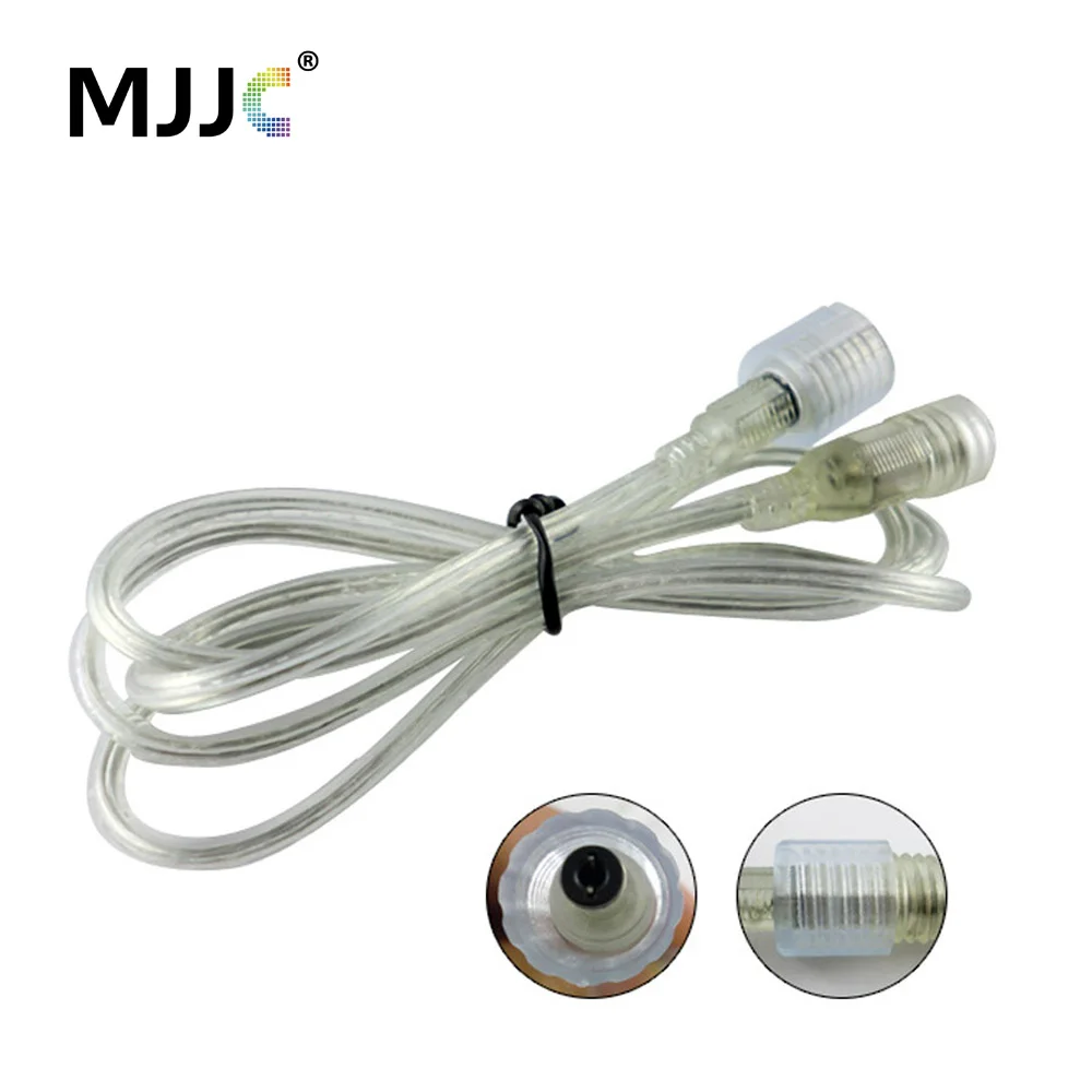 

Male Female Crystal DC Power Cord 1M IP68 Waterproof Connector Extension Cable Wire for 12V 24V LED Strip Light