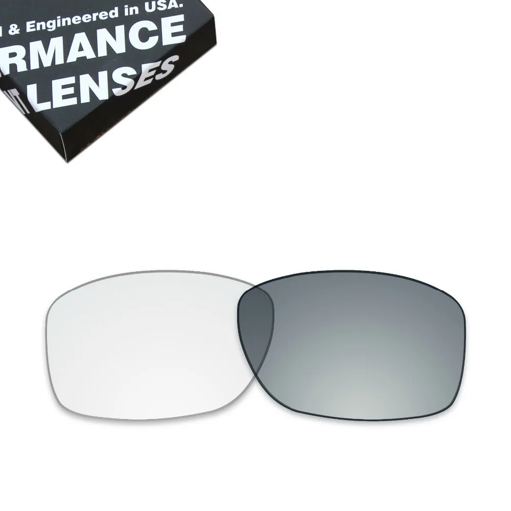 

Millerswap Replacement Lenses for Oakley Jupiter Squared Sunglasses Photochromic Clear/Grey (Lens Only)