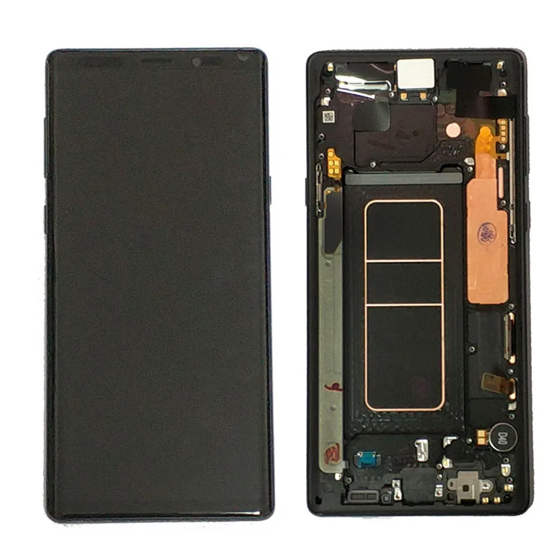 LCD Touch Screen Digitizer with Frame Assembly Replacement Parts, Tested Display for SAMSUNG Galaxy Note 9 LCD Display