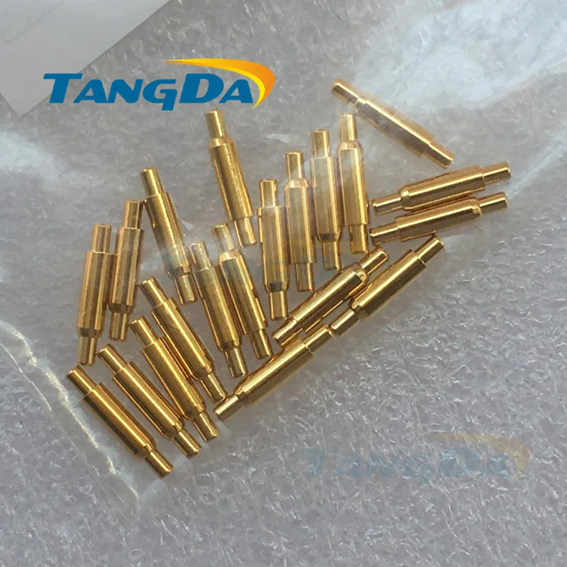 Tangda connector pogopin Probe spring contact pogo pin 3*15 mm DIP Charging copper needle gold plate PCB A.