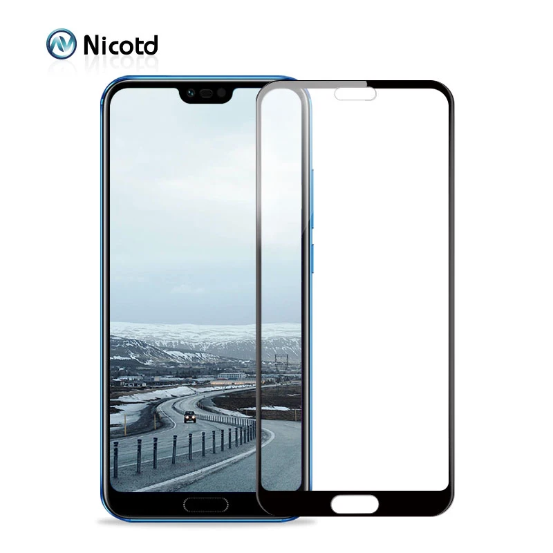 Nicotd For Huawei Honor 10 Screen Protector Film 9H Full Cover Tempered Glass For Honor Honor 9 lite 9 8 V9 Glass film