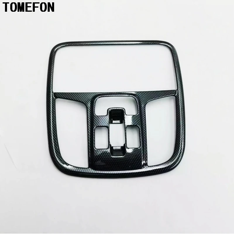 TOMEFON For KIA Sportage 2016 2017 ABS Carbon Fiber Paint Car Interior Reading light Lamp Cover Reading Roof Trim 1piece