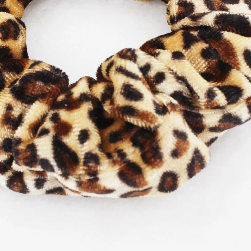 Leopard Women Hair Accesorios Ladies Hair Tie Striped Lady Scrunchies Ponytail Hair Female Girl Holder Rope Hair Accessories