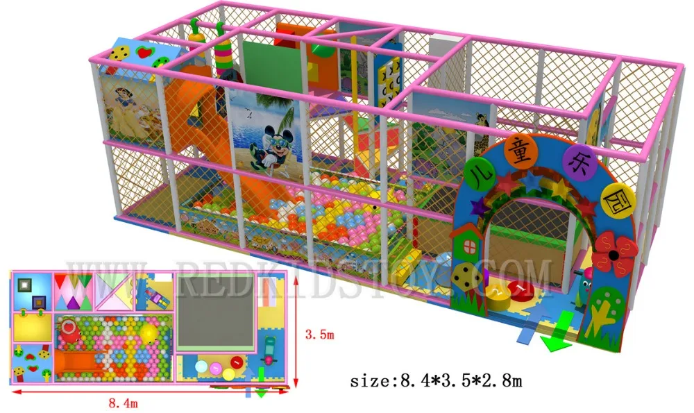 Shipped to Norway CE Approved Customized Children Indoor Soft Playground HZ-41216B