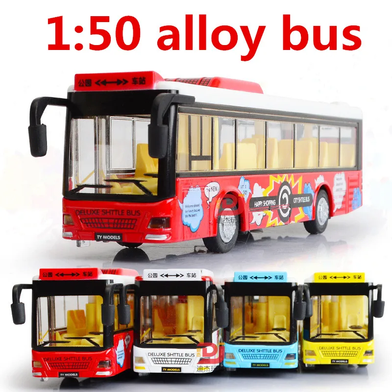 

1:50 alloy cars,air conditioning bus high simulation model,metal diecasts,toy vehicles,pull back&flashing&musical,free shipping