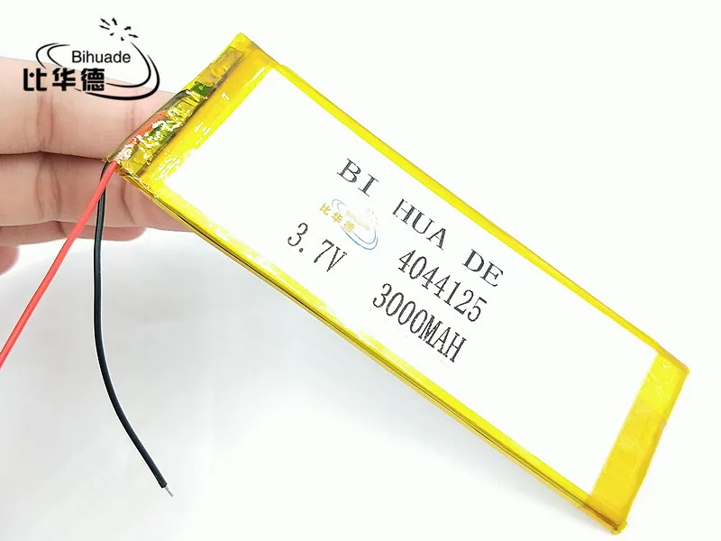 Li-Po 1pcs  3.7 V lithium polymer battery 3000 mah 4044125 ultra-thin high-capacity. Tablets. Notebook