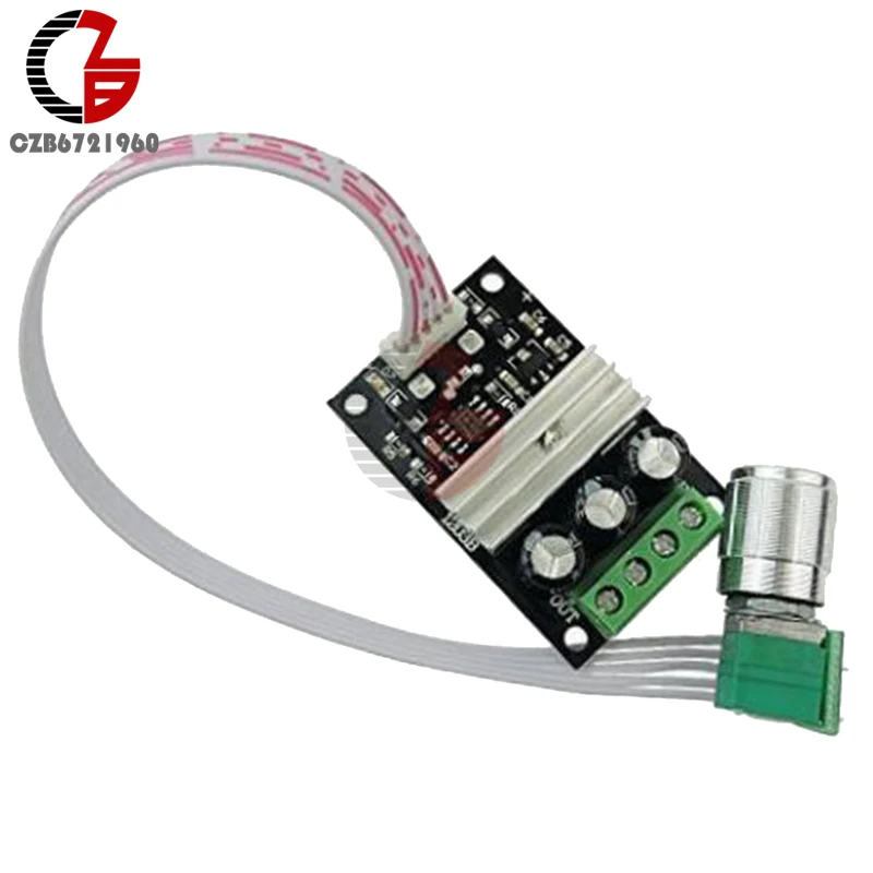 DC 6-28V Voltage Regulator 80W Reversible PWM DC Motor Speed Control Switch 12V Fan Speed Controller Adjustable Reverse Dimmer