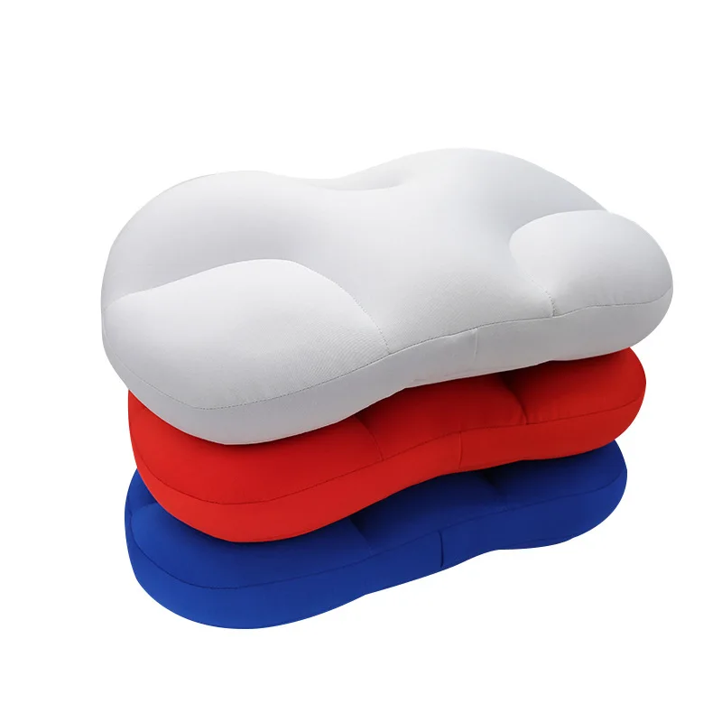 Deep Sleep Addiction 3D Pillow Ergonomic Washable Travel Neck Pillows Head Rest Sleep Cushion With Micro Airballs Filling