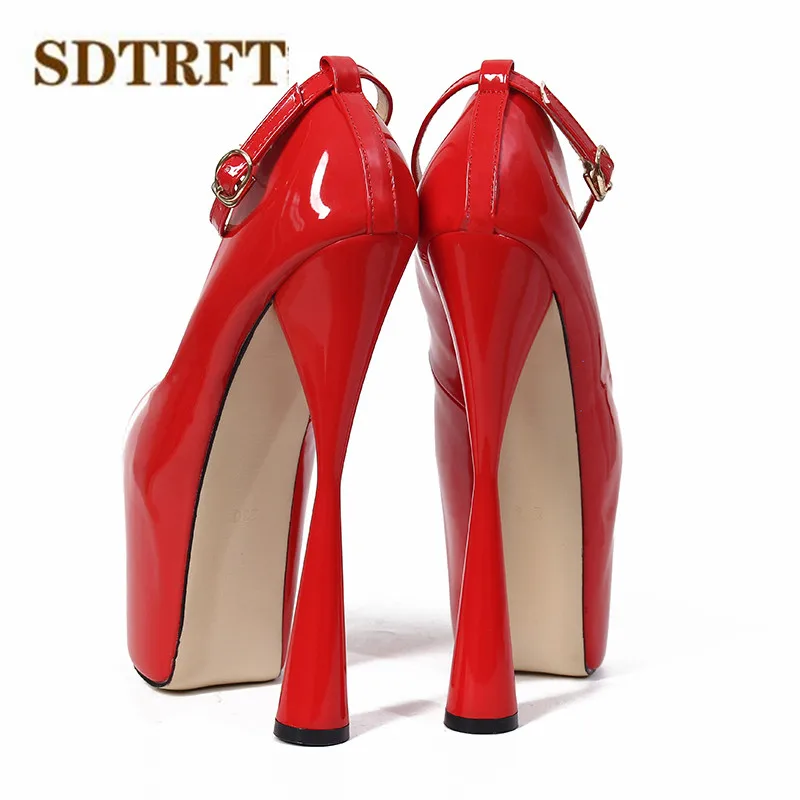 SDTRFT  Stilettos zapatos mujer Summer Open Toe Sandals 20cm Thin High-Heeled Cosplay party shoes woman pumps Eur:34-47 48 49 50