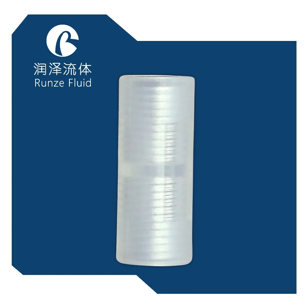 

Small Standard 1/4-28UNF Thread Female Straight Connector PTFE PP