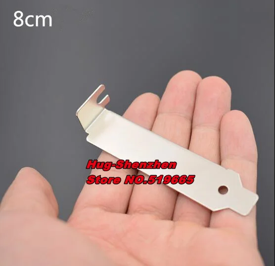 new 8cm Half size Cover Bracket Short Expansion Card Slot Cover Filler PCI Blank Low Profile Bracket for Computer Case 2U