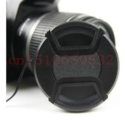 100pcs 43mm Center Pinch Snap-on Front Lens Cap For 43mm filter Lens Filters