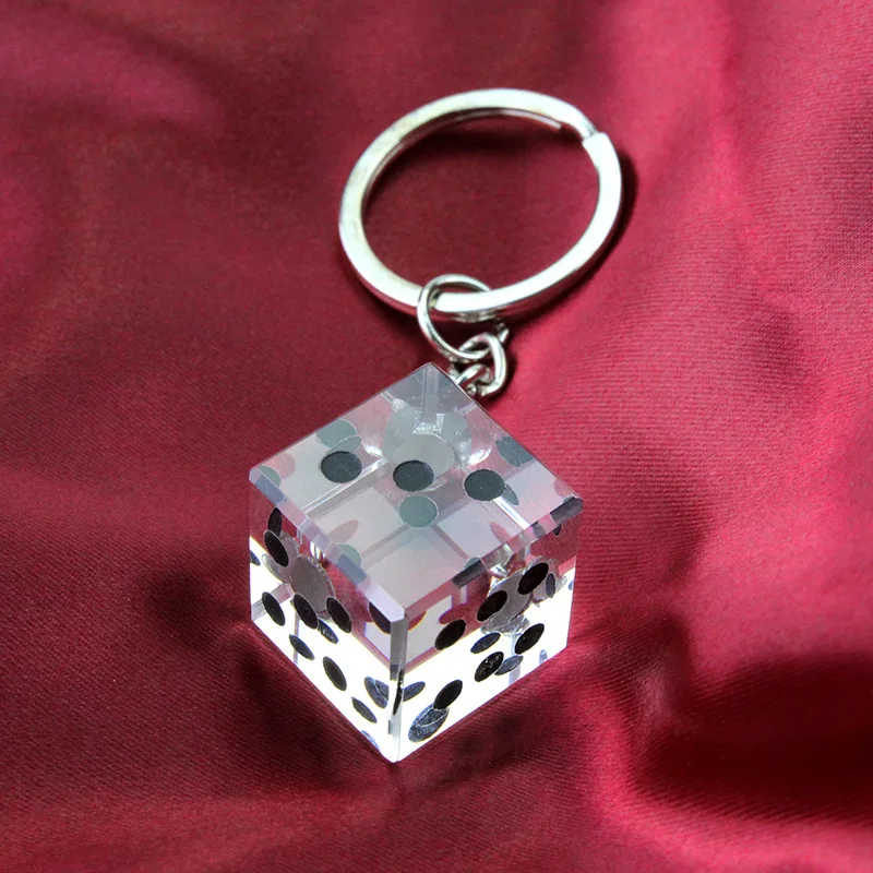 Imagem -06 - Coleção de Cristal Dice Keychain Las Vegas Temático do Batismo do Bebê Favores do Chuveiro do Bebê Favores e Presentes do Casamento Za3733 50 Pcs