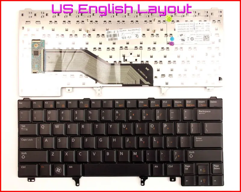 

New Laptop Keyboard US English Version For Dell Latitude E6330 E6430 V118925CS1 FWVVF PD7Y0 without Point Stick Non-Backlit