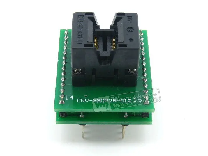 

SSOP20 TO DIP20 (A) # TSSOP20 Enplas IC Programming Adapter Test & Burn-in Socket for SSOP20 Package 0.65mm Pitch