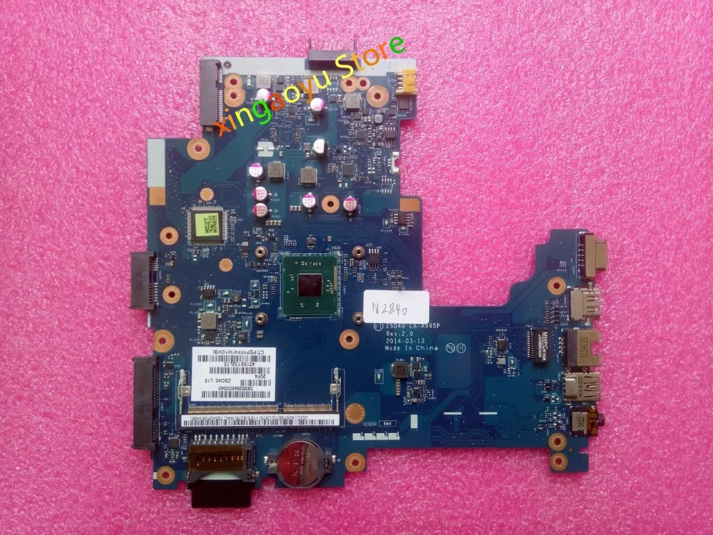 

Laptop MotherBoard For HP 240 G3 14-R 788004-501 N2840 CPU ZS040 LA-A995P 100% Tested OK