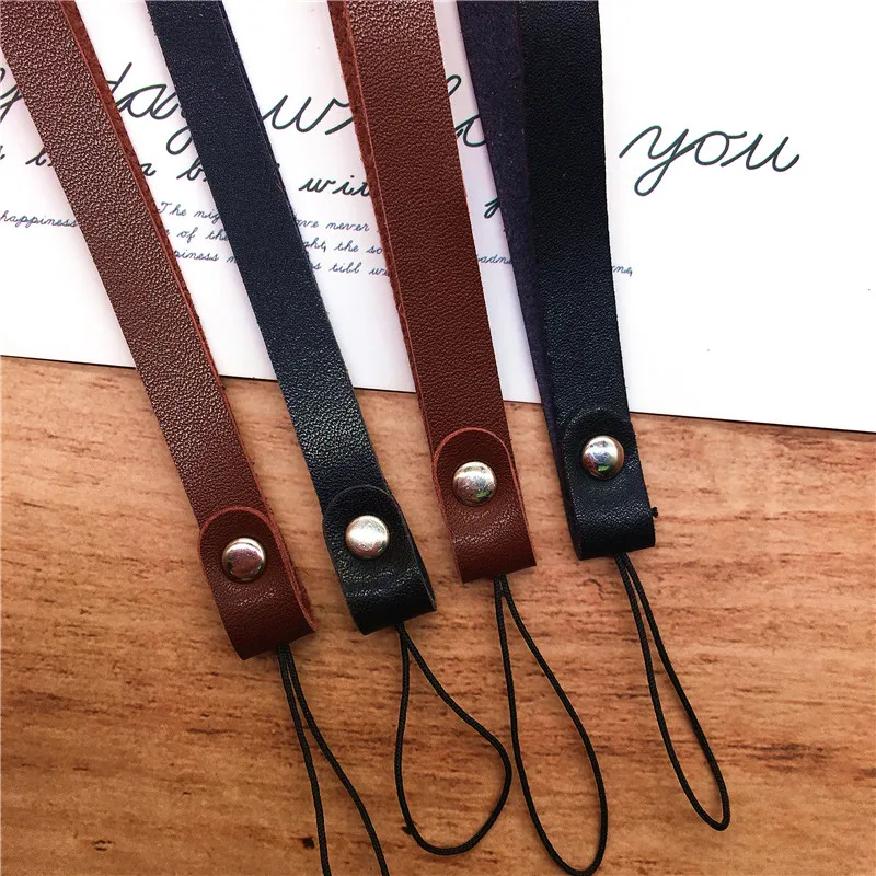 PU Wrist Strap Hand Lanyard For Phone iPhone Samsung Camera GoPro USB Flash Drives Keys ID Card keycord keychain