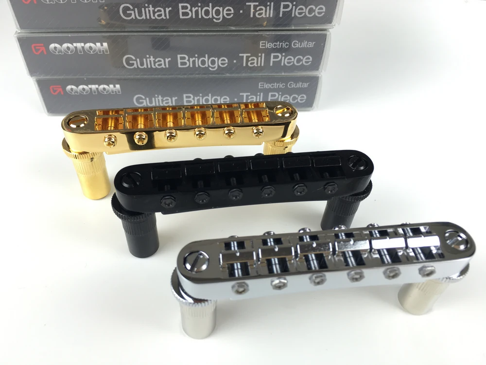 Imagem -03 - Original Gotoh Ge103b-t Sela Tune-o-matic Estilo Ponte de Guitarra Elétrica para Epip Padrão lp sg Dot Personalizado Feito no Japão