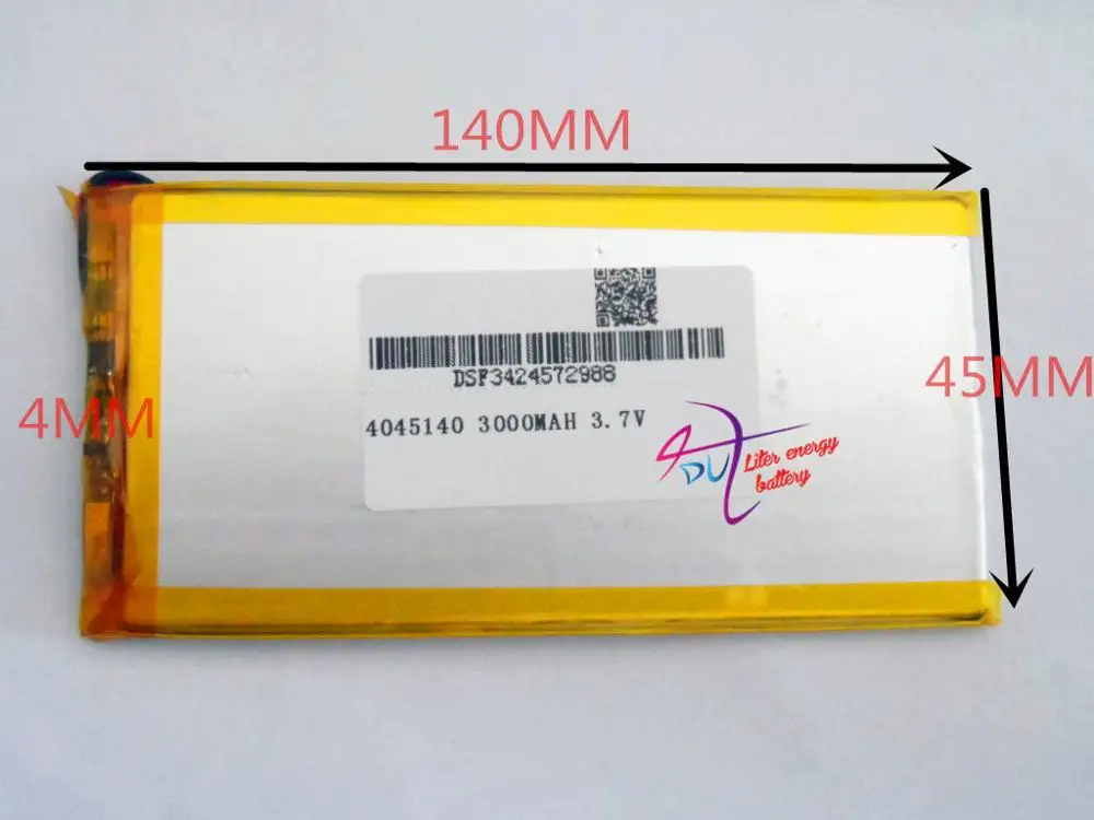 best battery brand  4045140 3.7 V tablet battery tablet MID panel 3000 mah