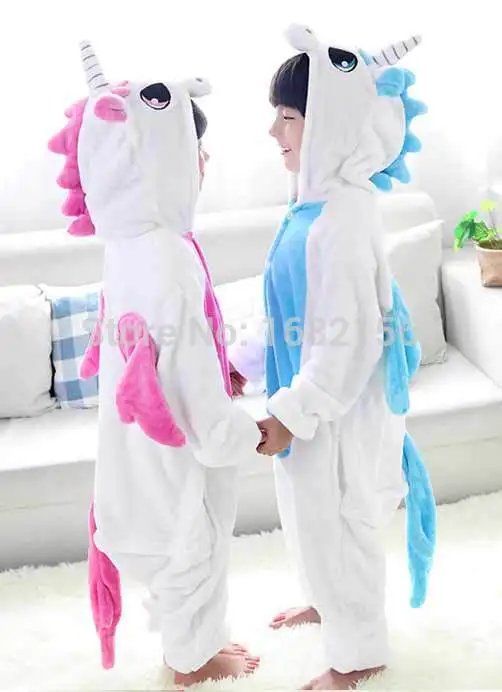 Children Animal Onesie Unicorn Pajamas Halloween Cosplay Costume Girls Boys Pijama Infantil Menino