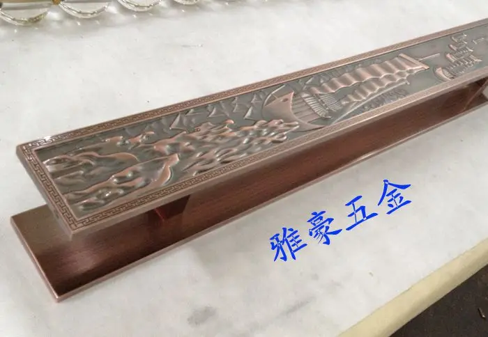 Plain Chinese antique carved glass door handle door handle door handle door handle