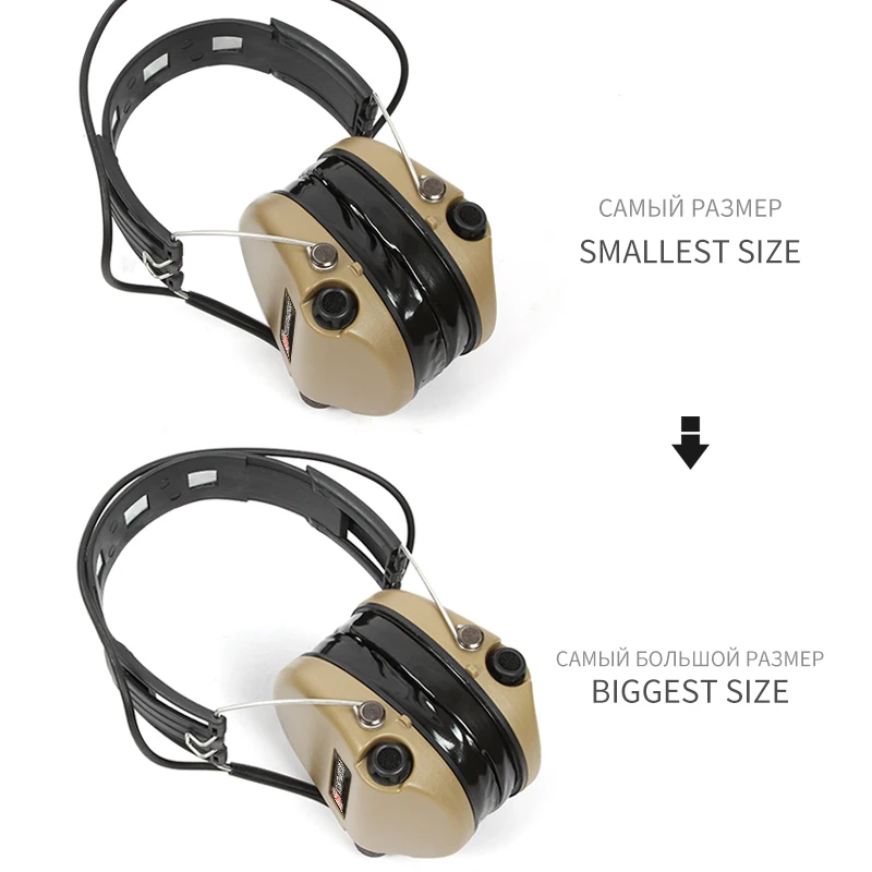 TAC-SKY SORDIN IPSC ซิลิโคน Earmuffs รุ่นยุทธวิธีอิเล็กทรอนิกส์ยิงป้องกันการได้ยินลดเสียงรบกวนรถกระบะหูฟัง