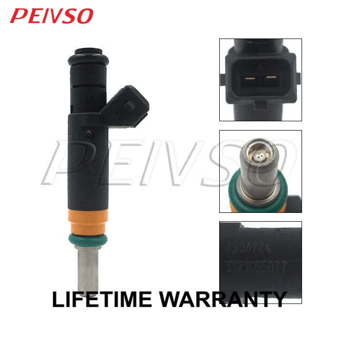 PEIVSO 8pcs 7506924 13537506924 Fuel Injector For BMW 745i 745Li 4.4L V8 E65 E66 2002~2003