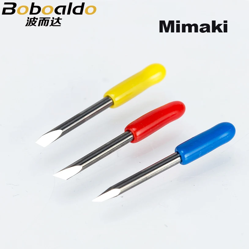 10ชิ้น/ล็อตMimaki Plotter Cutter 30/45/60องศาทังสเตนใบมีดตัดมีดตัดไวนิลสำหรับMIMAKI Plotterใบมีด