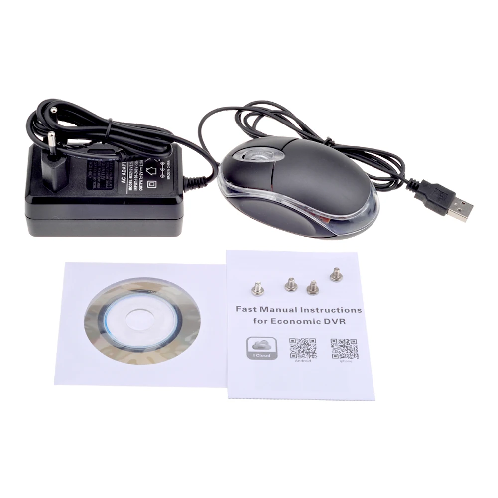 DVR híbrido 5 en 1 AHD H.264 1080N/4CH analógico 1080P/16CH IP 1080P Mini TVI CVI AHD 960H IP HDMI P2P CCTV DVR