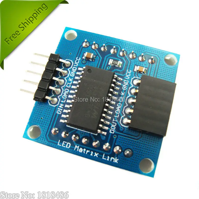 LED Matrix Link MAX7219 LED Display Control 8 Digit Dot Matrix Module 8X8 Matrix Module