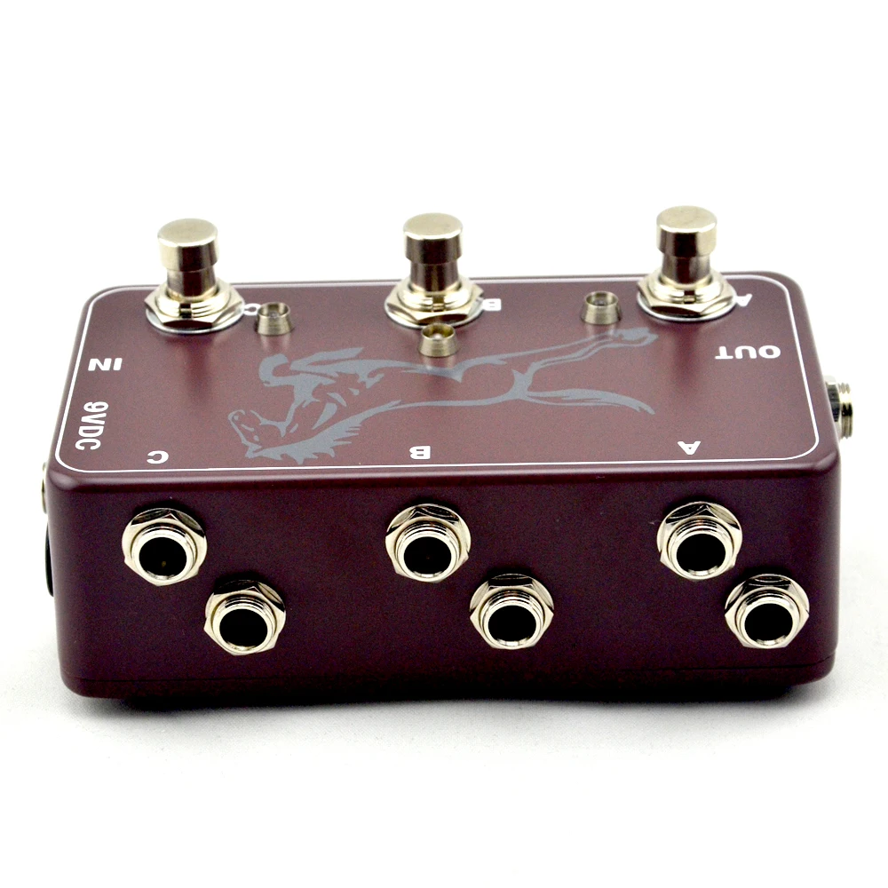 New 3 Looper Effect Pedal Switch-3 Guitar Looper Pedal with 125B Pedal BOX