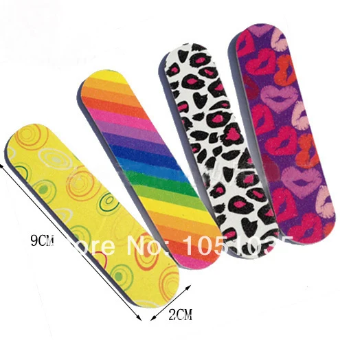 500 pcs /lot Mini nail file for nail art 3.5