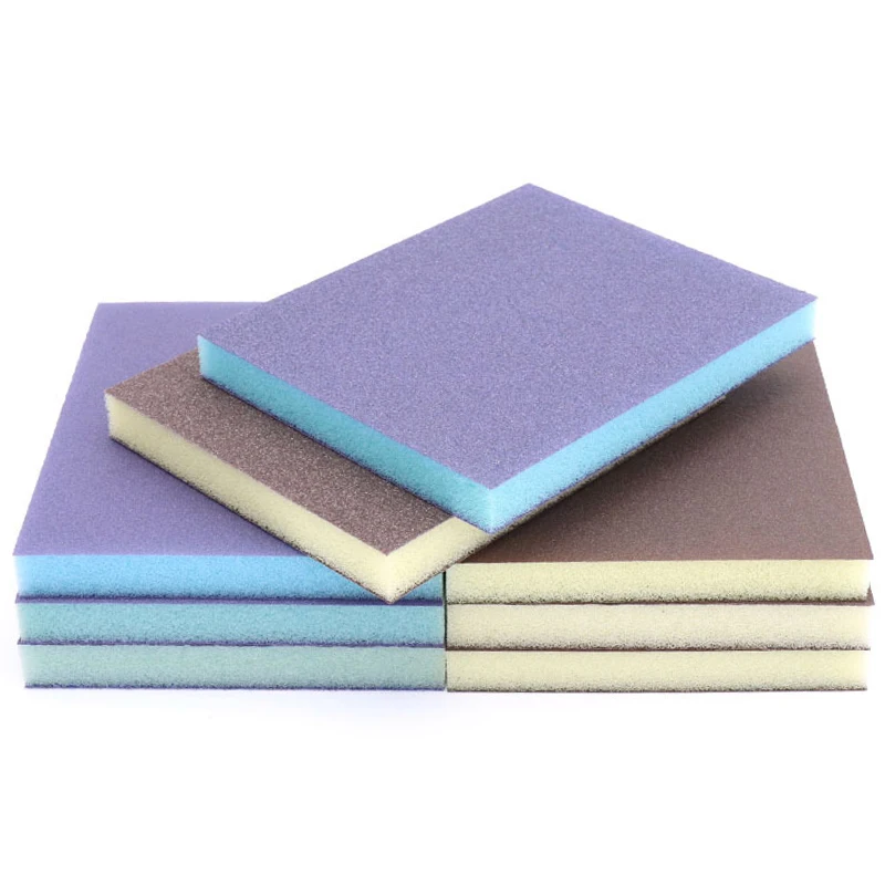1pcs High Quality Polishing Sanding Sponge Block Pad Set Sandpaper Assorted 80-220 Grit Abrasive Tools Sandpaper Discs