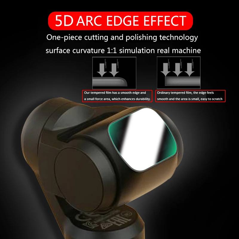 جديد وصول Osmo جيب قسط المقسى فيلم 4 H واقي للشاشة فيلم الاكسسوارات Osmo جيب كاميرا المقسى طبقة رقيقة واقية