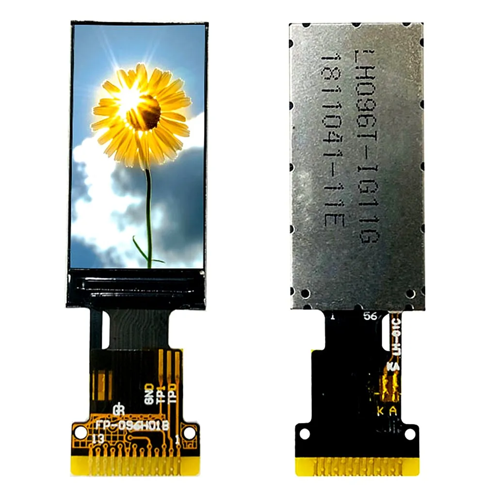 0.96นิ้ว TFT LCD หน้าจอ ST7735S Driver 80*160ความละเอียด HD เต็มรูปแบบสี IPS เชื่อมหน้าจอแนวตั้งขนาดเล็กสี Screen13PIN
