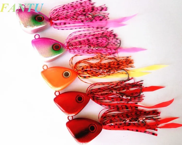 fantu-isca-de-barco-de-pesca-150g-cabeca-de-chumbo-peixe-pesca-maritima-gabarito-de-borracha-spinnerbait-com-saia-3-0--gancho