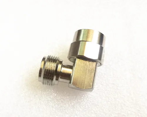 2PCS N Male Plug to N Female Jack Right Angle 90  Degree RA  RF Adapter Connector