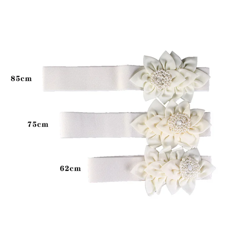 Lady Decoration Belt Female Dress Decorate Waist Band Tight Waist Chain Girls Fashion Flower Decoration Wide Belt B-8398