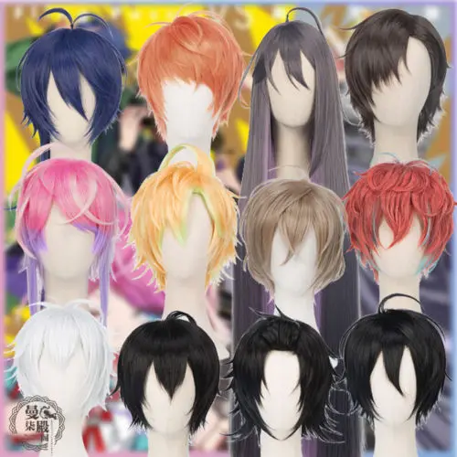 

Division Rap Battle Hypnosis MIC Doppo KannonzaKa Dice Arisugawa Jiro Yamada Ichiro Saburo Gentarou Yumeno Jakurai Cosplay Wigs