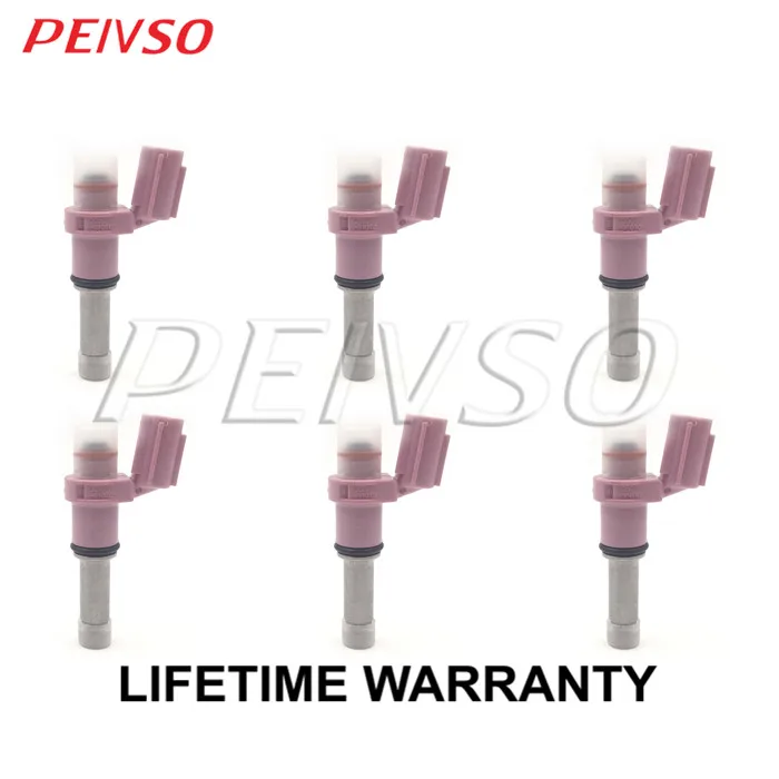 PEIVSO 6pcs 23250-31070 Fuel Injector For LEXUS EU IS250/350/2xxD RC3xxx/200T GS30, TOYOTA 35, 43, 460 GS SERIES 3.5L 2GRFSE