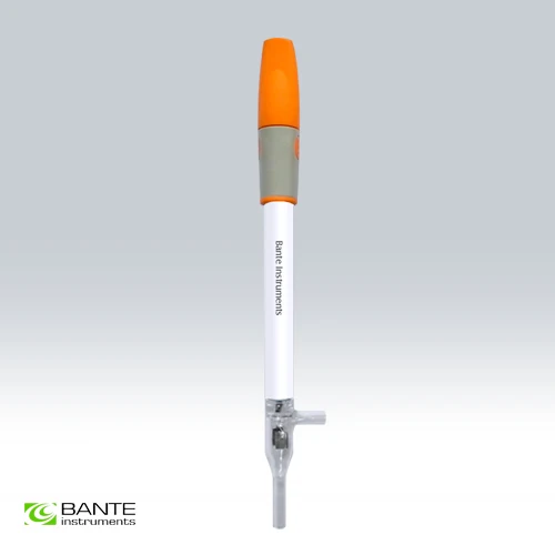 Genuine Brand BANTE Platinum conductivity electrode sensor probe  with the flow cell   Range 0~35mS/cm